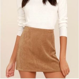 Corduroy skirt